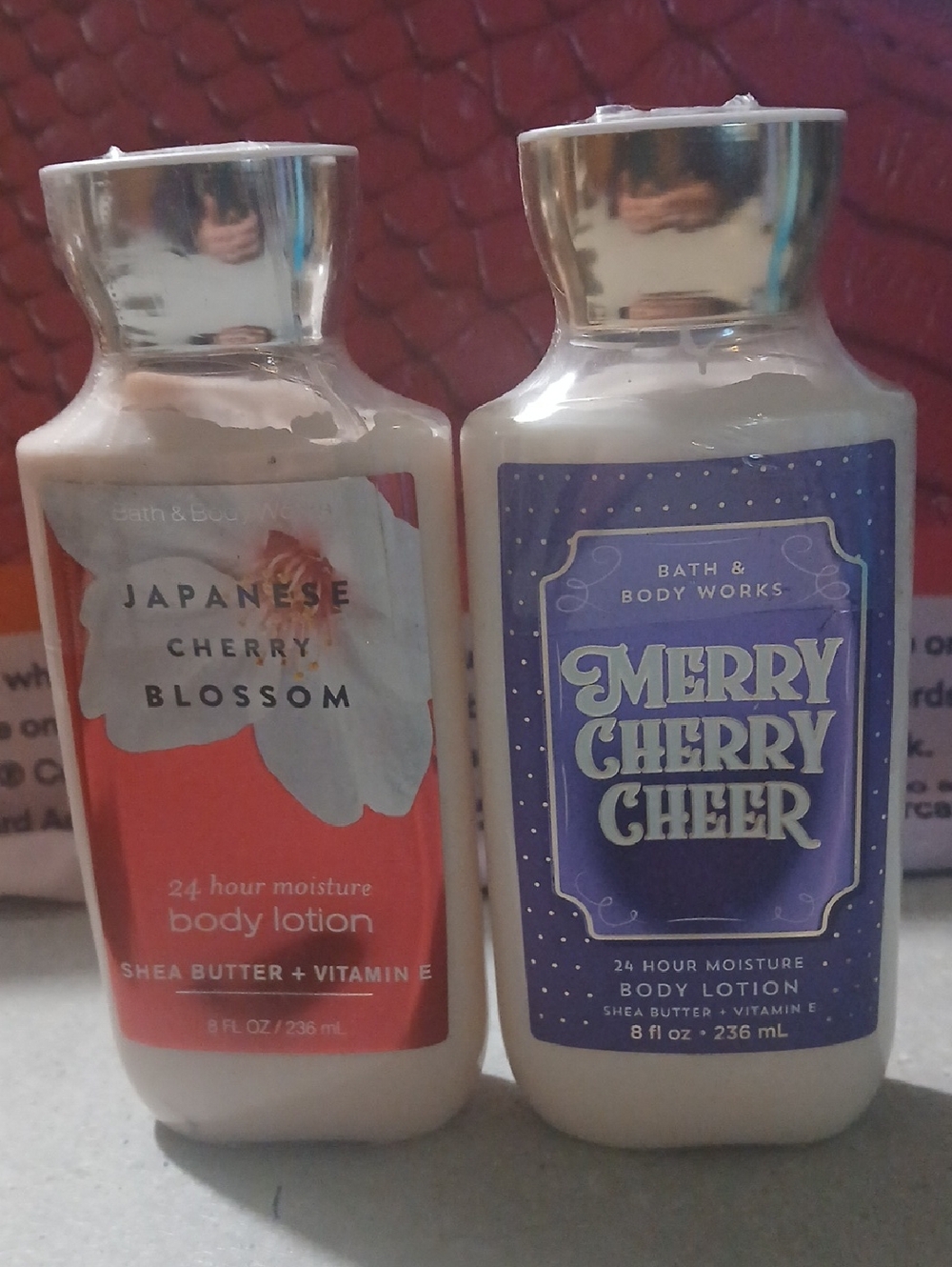 Bath & Body Works Merry Cherry Cheer Body Lotion - Purple